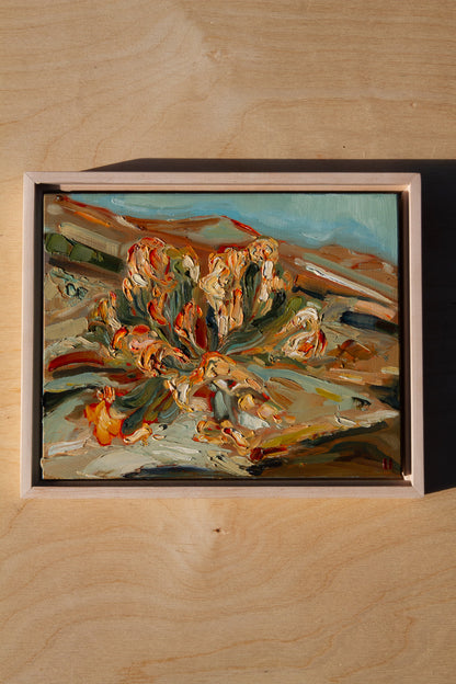 BIG RABBIT. oil on panel.