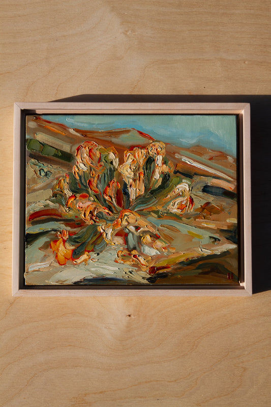 BIG RABBIT. oil on panel.