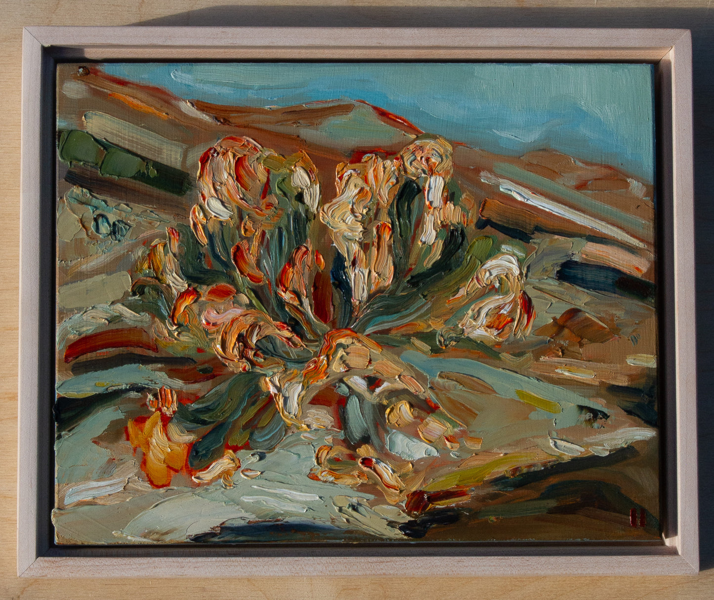 BIG RABBIT. oil on panel.