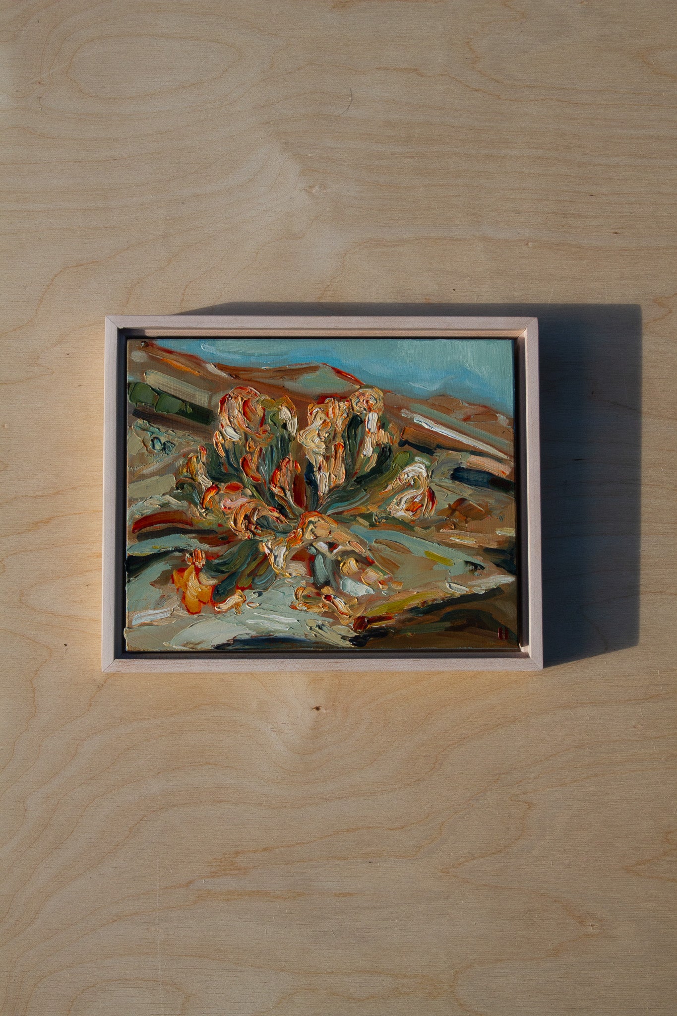 BIG RABBIT. oil on panel.