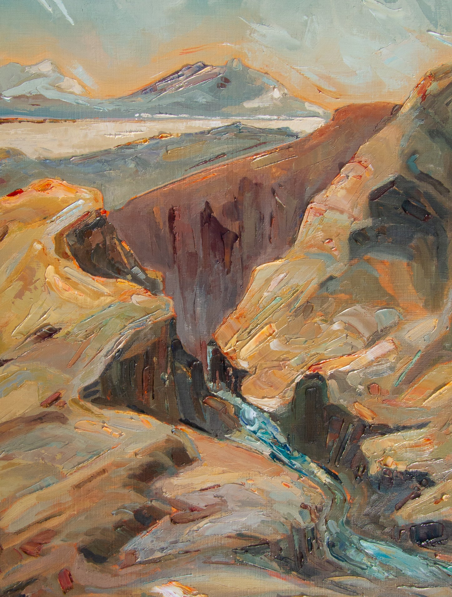 Passed Through, Unto This. oil on panel.