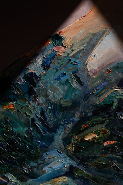 In Sight of Home - oil on panel.