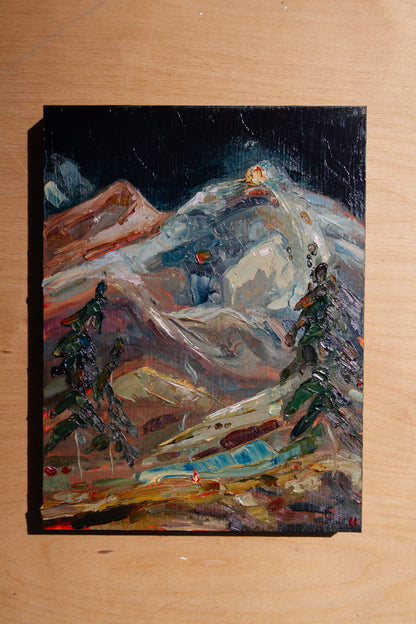 A Whispering Voice. oil on panel.