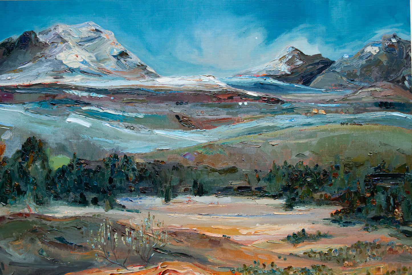 A L O N G S I D E    Y O U  - oil on birch.