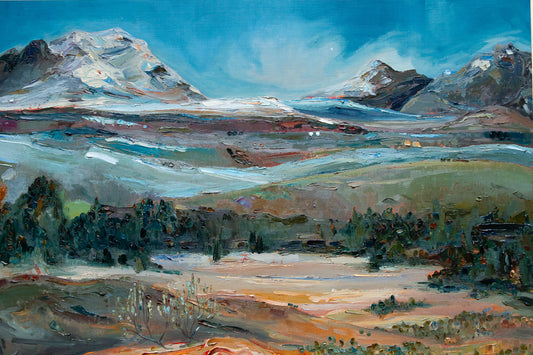A L O N G S I D E    Y O U  - oil on birch.