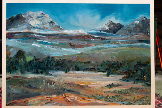 A L O N G S I D E    Y O U  - oil on birch.