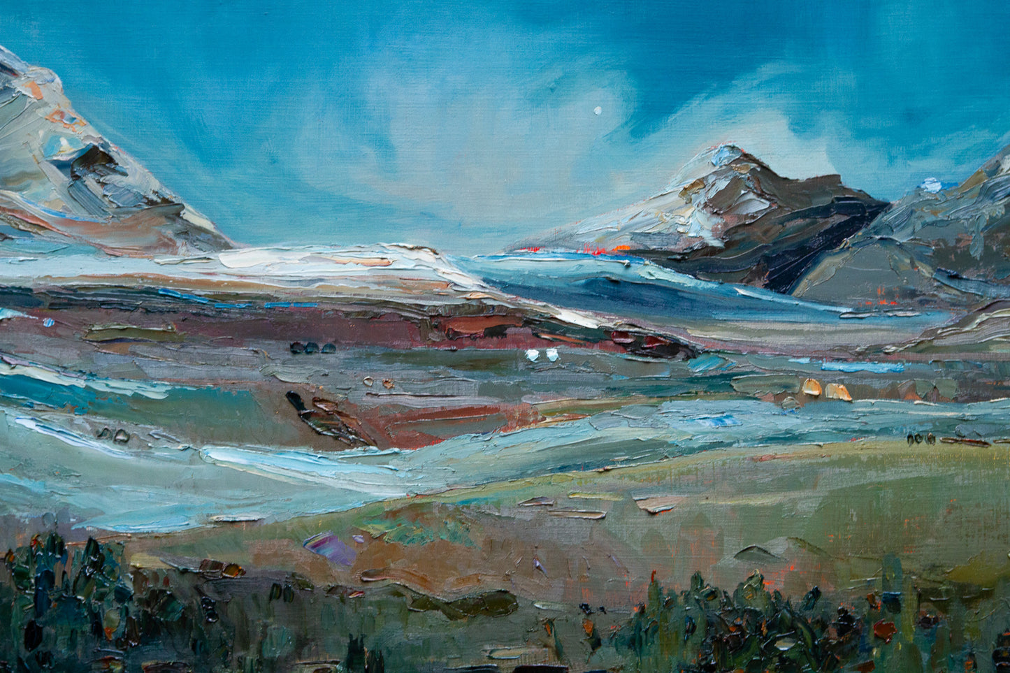 A L O N G S I D E    Y O U  - oil on birch.
