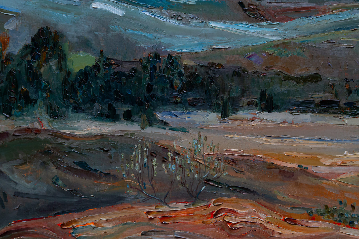 A L O N G S I D E    Y O U  - oil on birch.