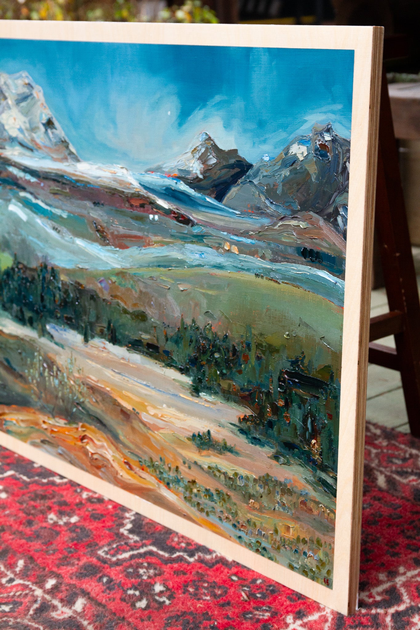 A L O N G S I D E    Y O U  - oil on birch.