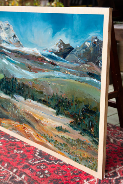 A L O N G S I D E    Y O U  - oil on birch.