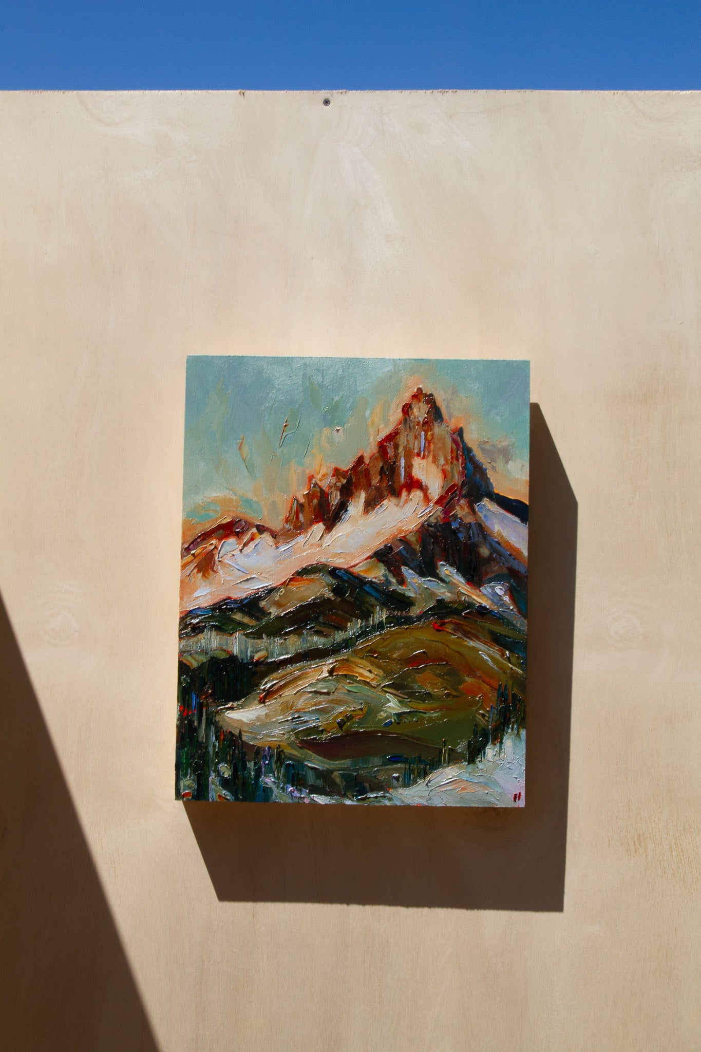 A Hand Reaching Out (I’ll Catch You) - original oil.