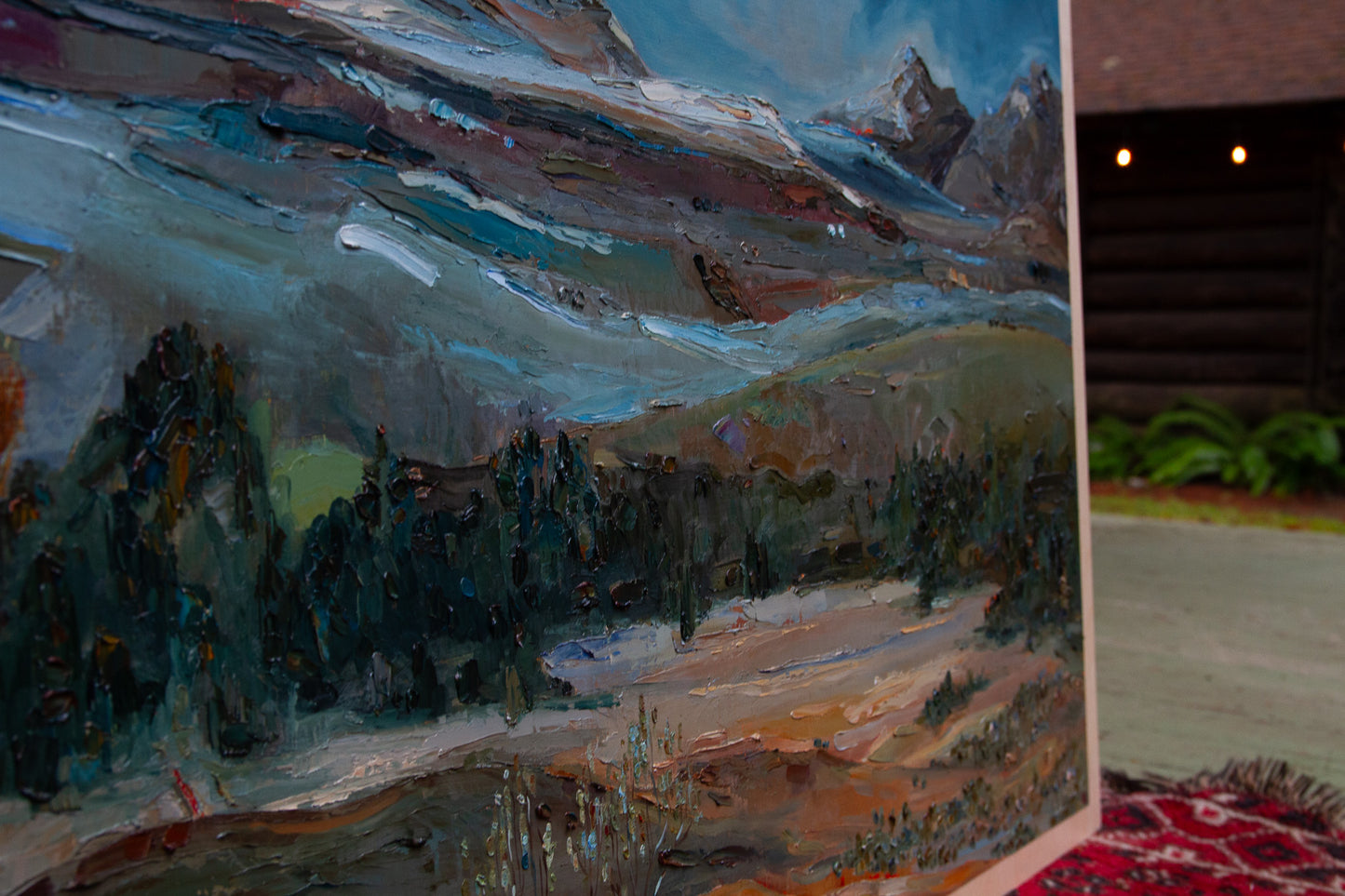 A L O N G S I D E    Y O U  - oil on birch.