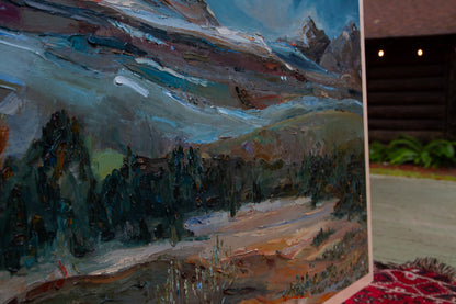 A L O N G S I D E    Y O U  - oil on birch.
