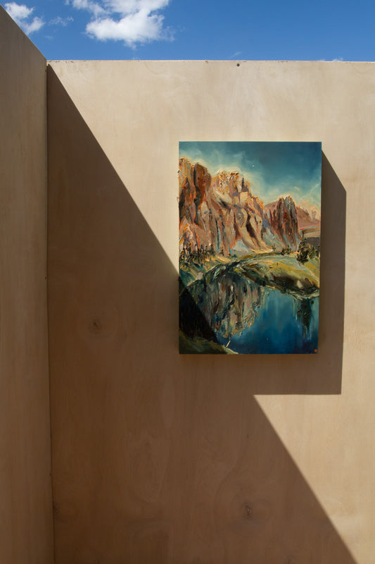 A Great Exhale - original oil