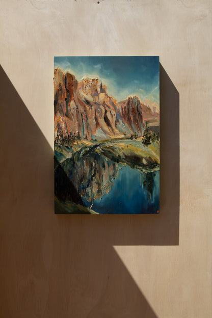 A Great Exhale - original oil