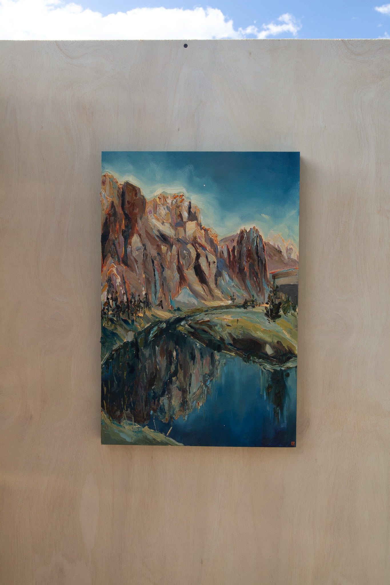 A Great Exhale - original oil