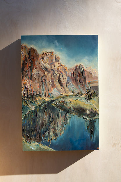 A Great Exhale - original oil