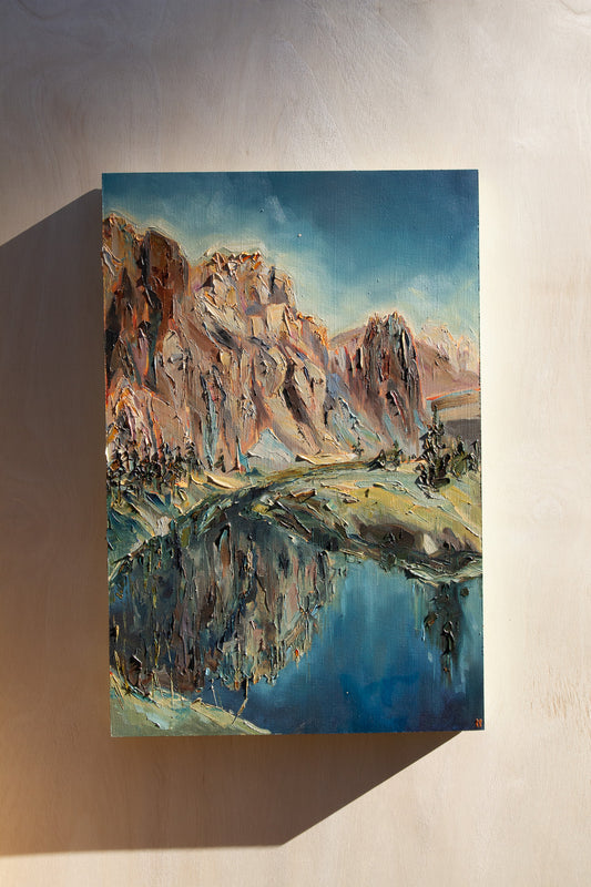 A Great Exhale - original oil