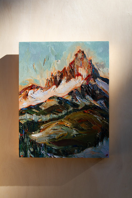 A Hand Reaching Out (I’ll Catch You) - original oil.
