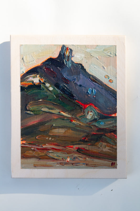 REFLECTIONS OF PURPOSE  - oil on birch.