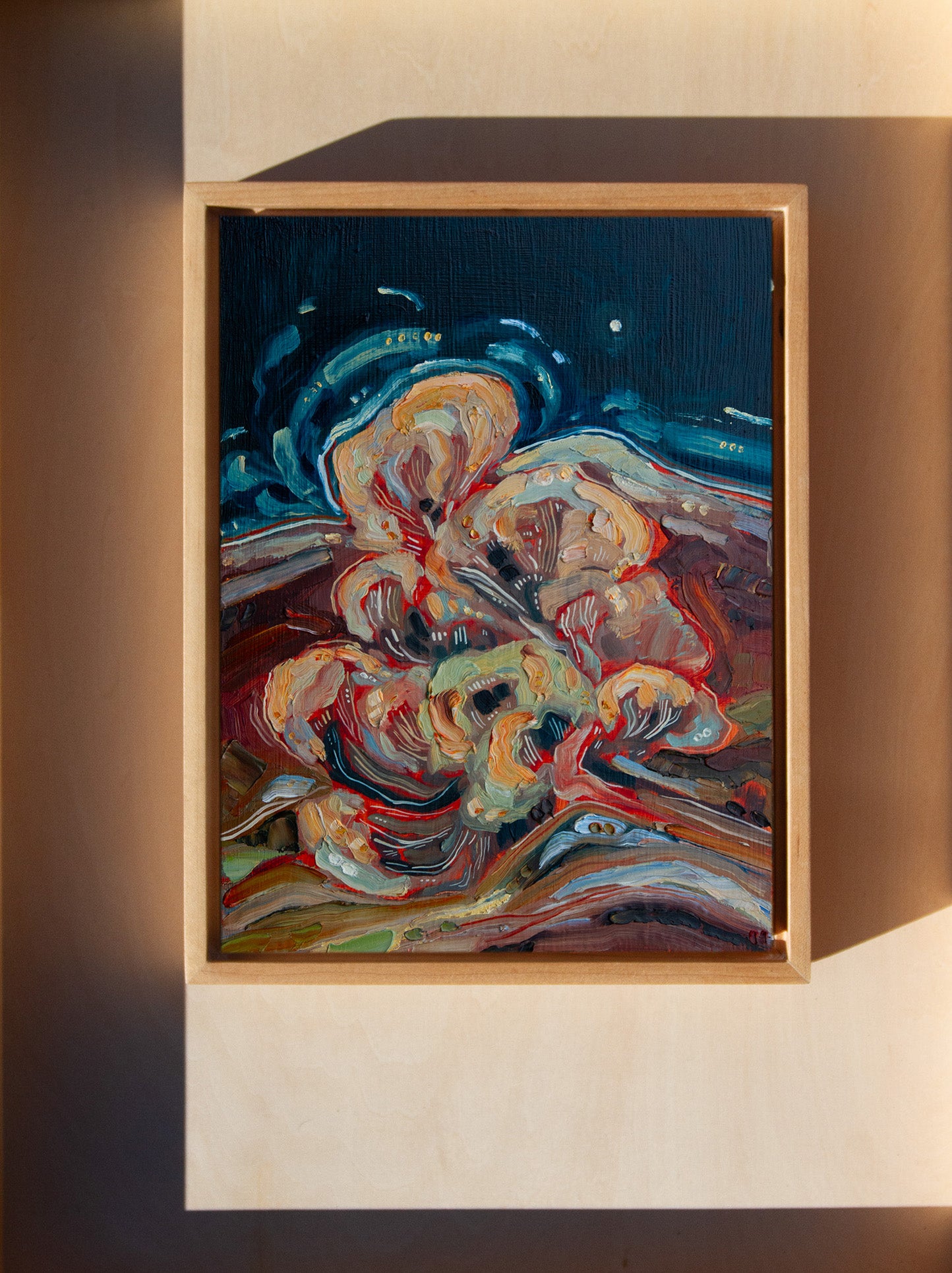 Midnight Rabbit. oil on panel.
