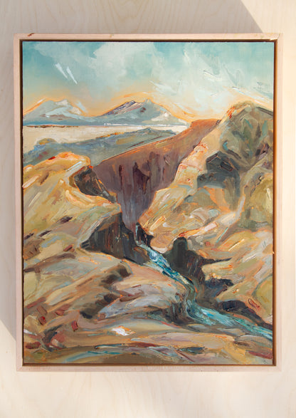 Passed Through, Unto This. oil on panel.