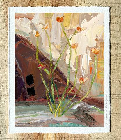 Purple Bloom (Zion Canyon) - Cotton Rag Giclee