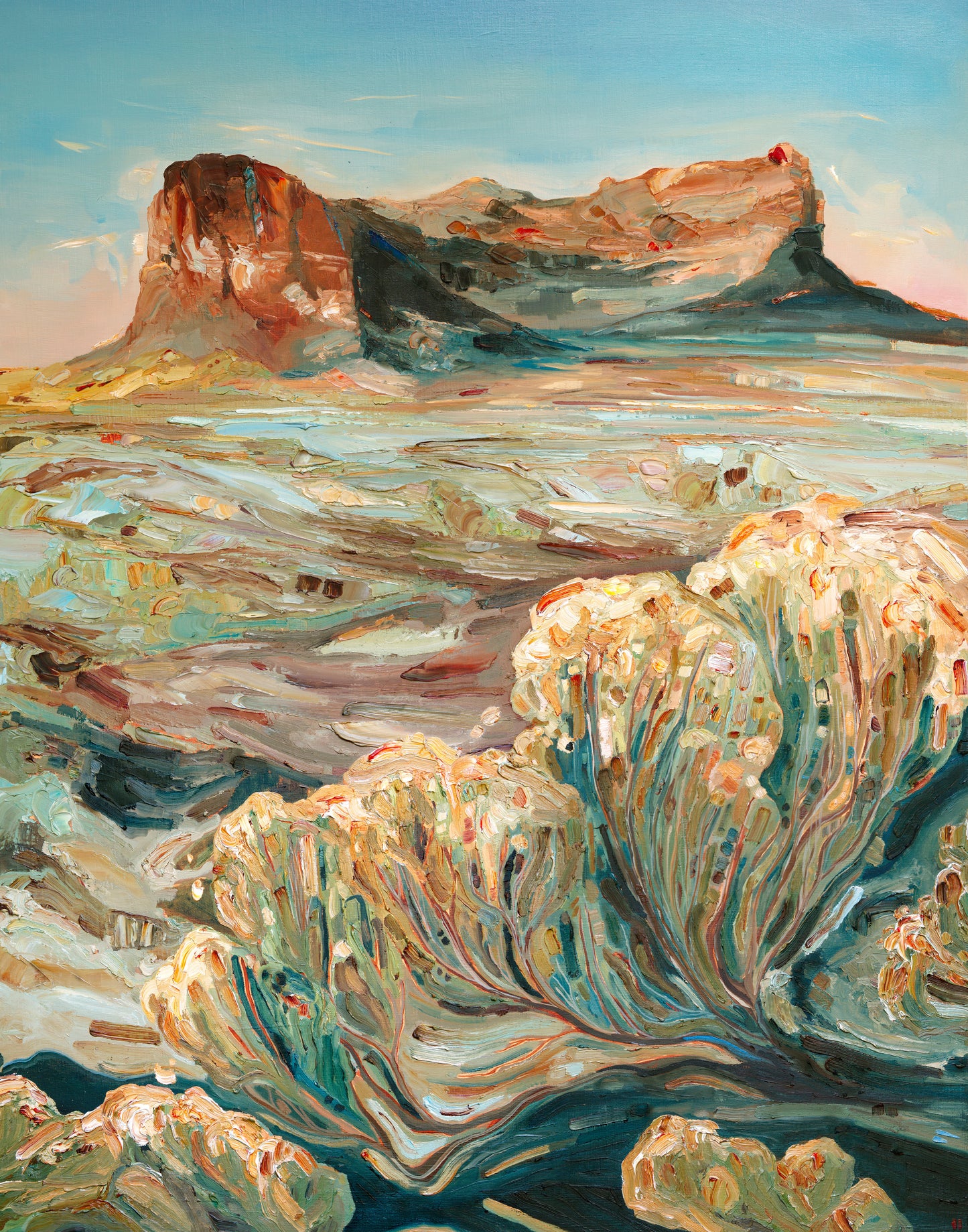 A Hearth to Rest Beside (Fort Rock) - giclee print.