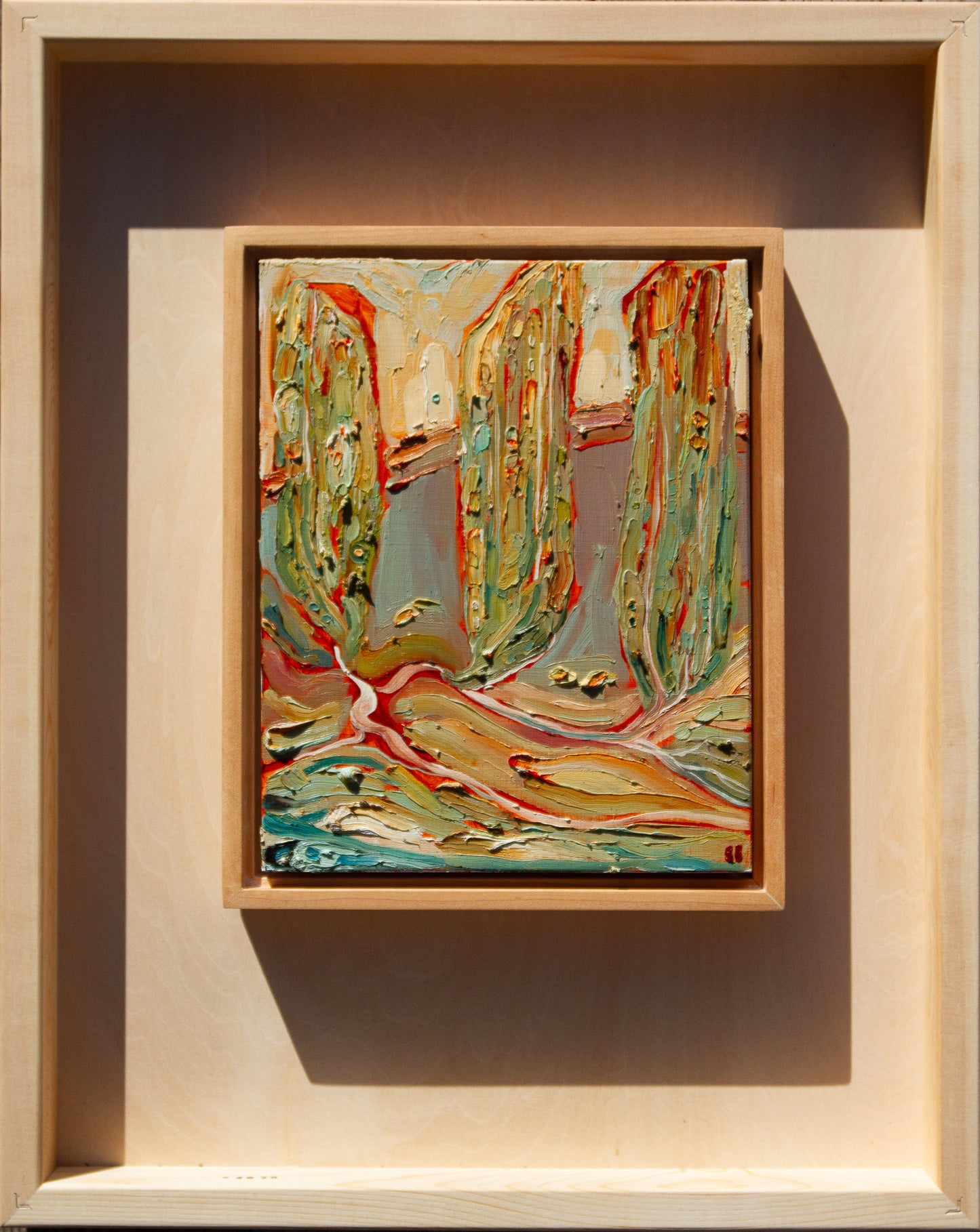 A FRESH START. oil on panel.