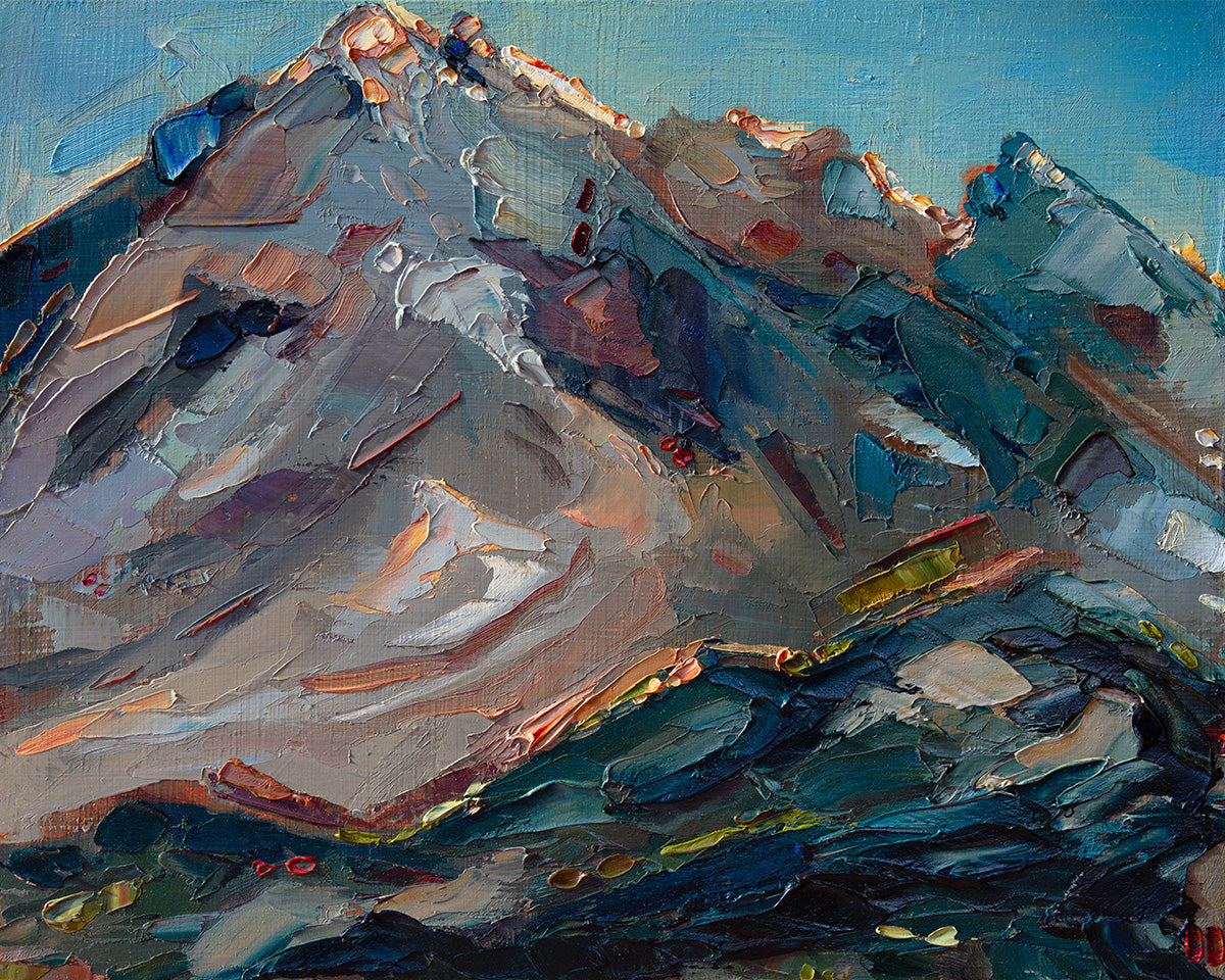 In Mornings Rays (North Sister) - giclee print.