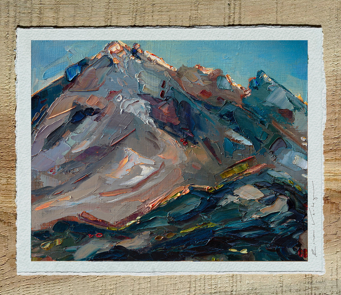 In Mornings Rays (North Sister) - giclee print.