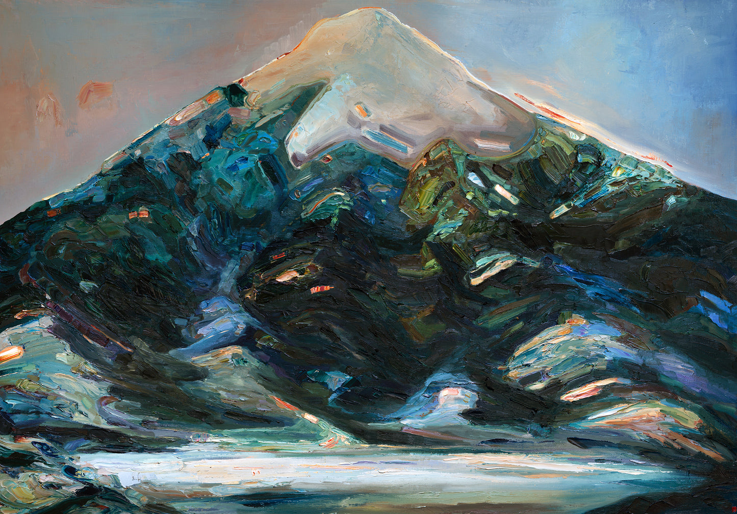 In Sight of Home (Black Butte) - giclee print.