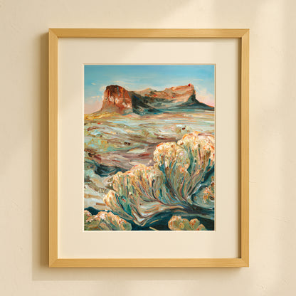 A Hearth to Rest Beside (Fort Rock) - giclee print.