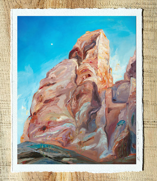 To Face a New Morn - giclee print.